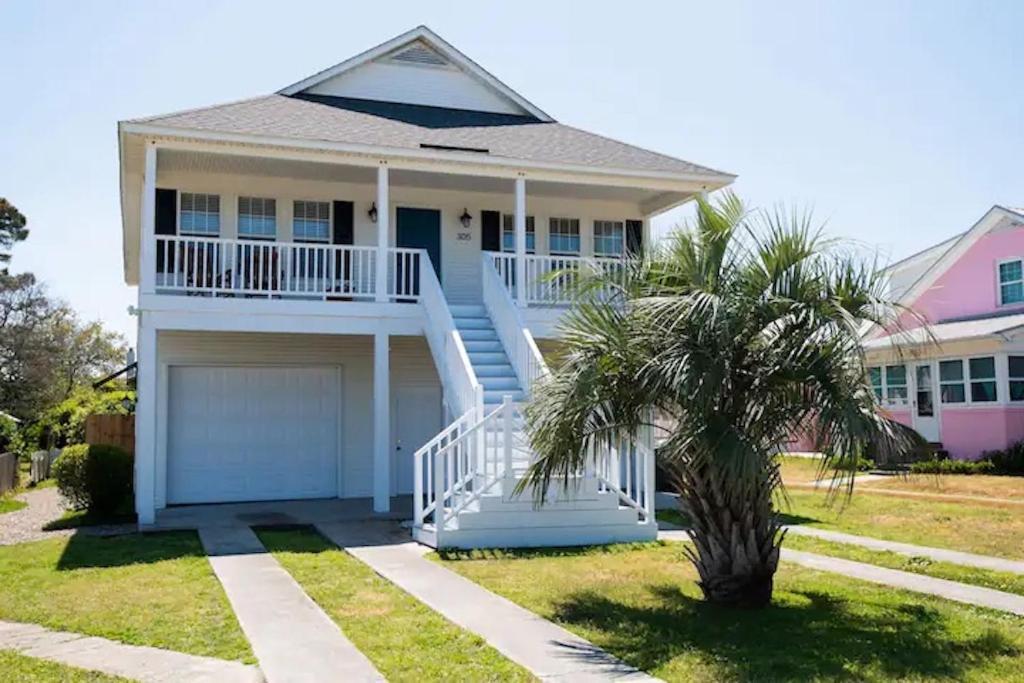 Beach Bum Bungalow Каролина-бич Экстерьер фото